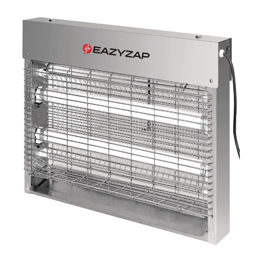 Eazyzap LED Brushed Stainless Steel Fly Killer - Image 2