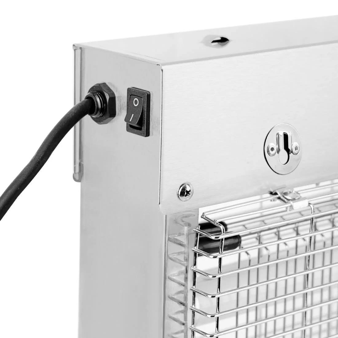 Eazyzap LED Brushed Stainless Steel Fly Killer - Image 3