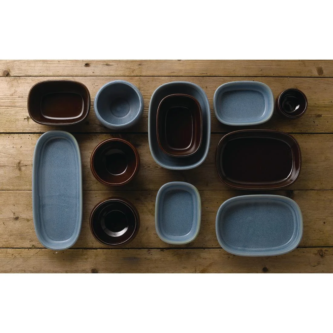 Churchill Emerge Cinnamon Brown Dip Pots 570ml (12 Pack) - Image 5