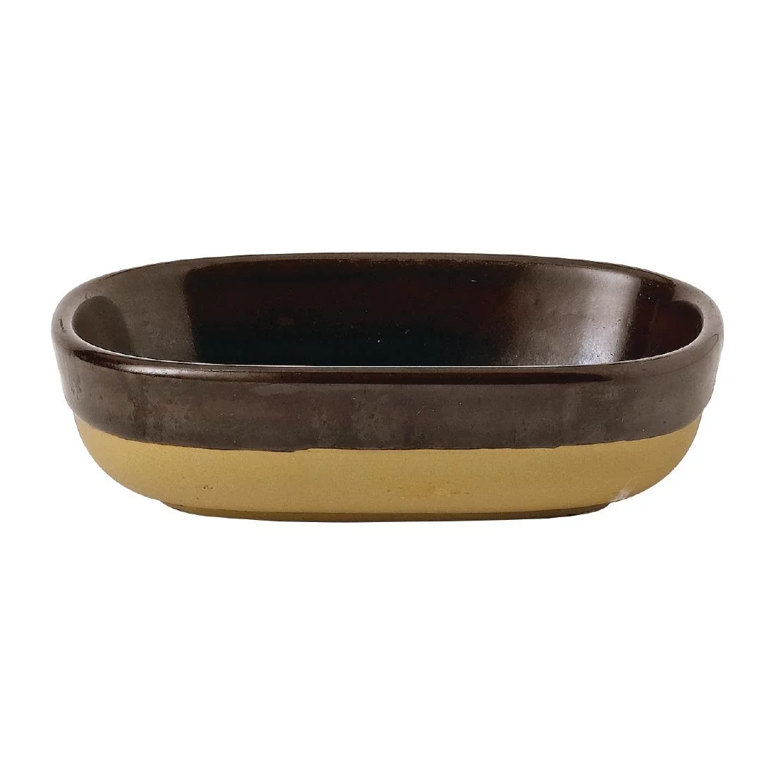 Churchill Emerge Cinnamon Brown Trays 120x90mm (6 Pack) - Image 1