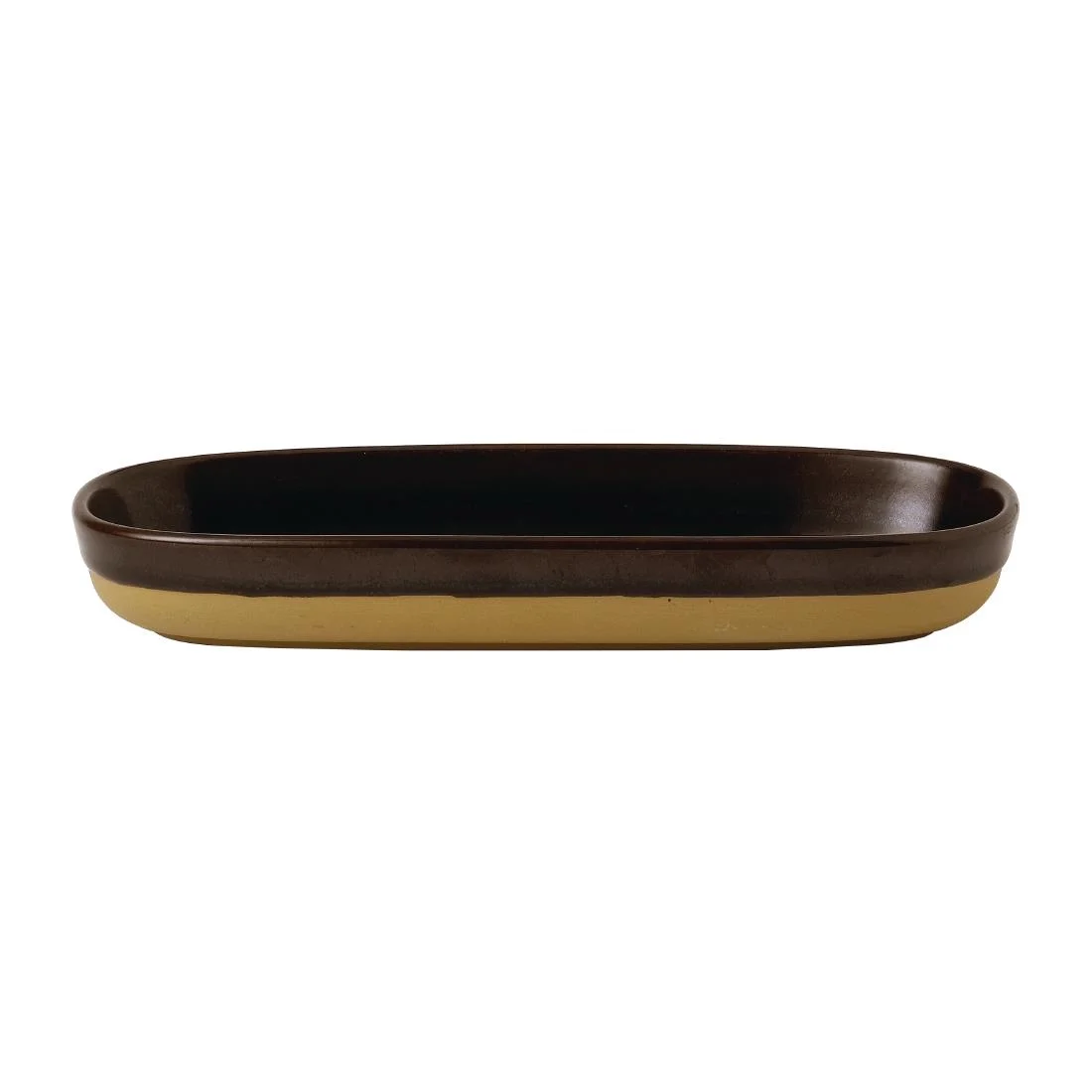 Churchill Emerge Cinnamon Brown Trays 230x95mm (6 Pack) - Image 1