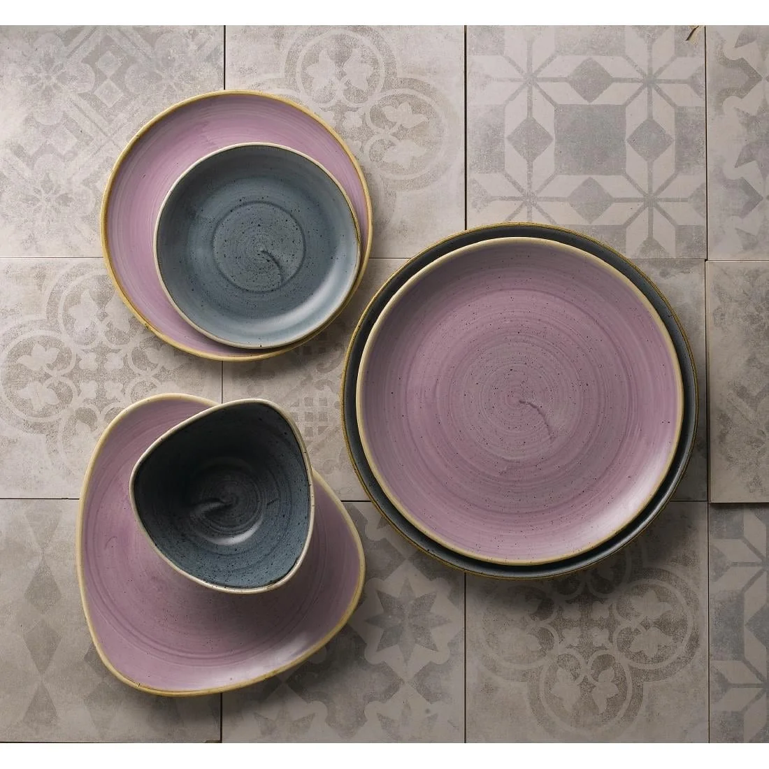 Churchill Stonecast Lavender Evolve Coupe Plates 220mm (12 Pack) - Image 3