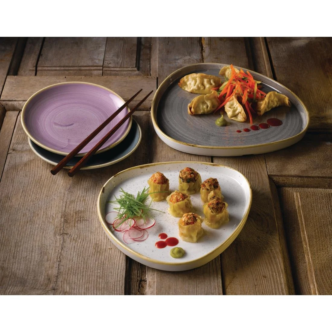 Churchill Stonecast Lavender Evolve Coupe Plates 220mm (12 Pack) - Image 4