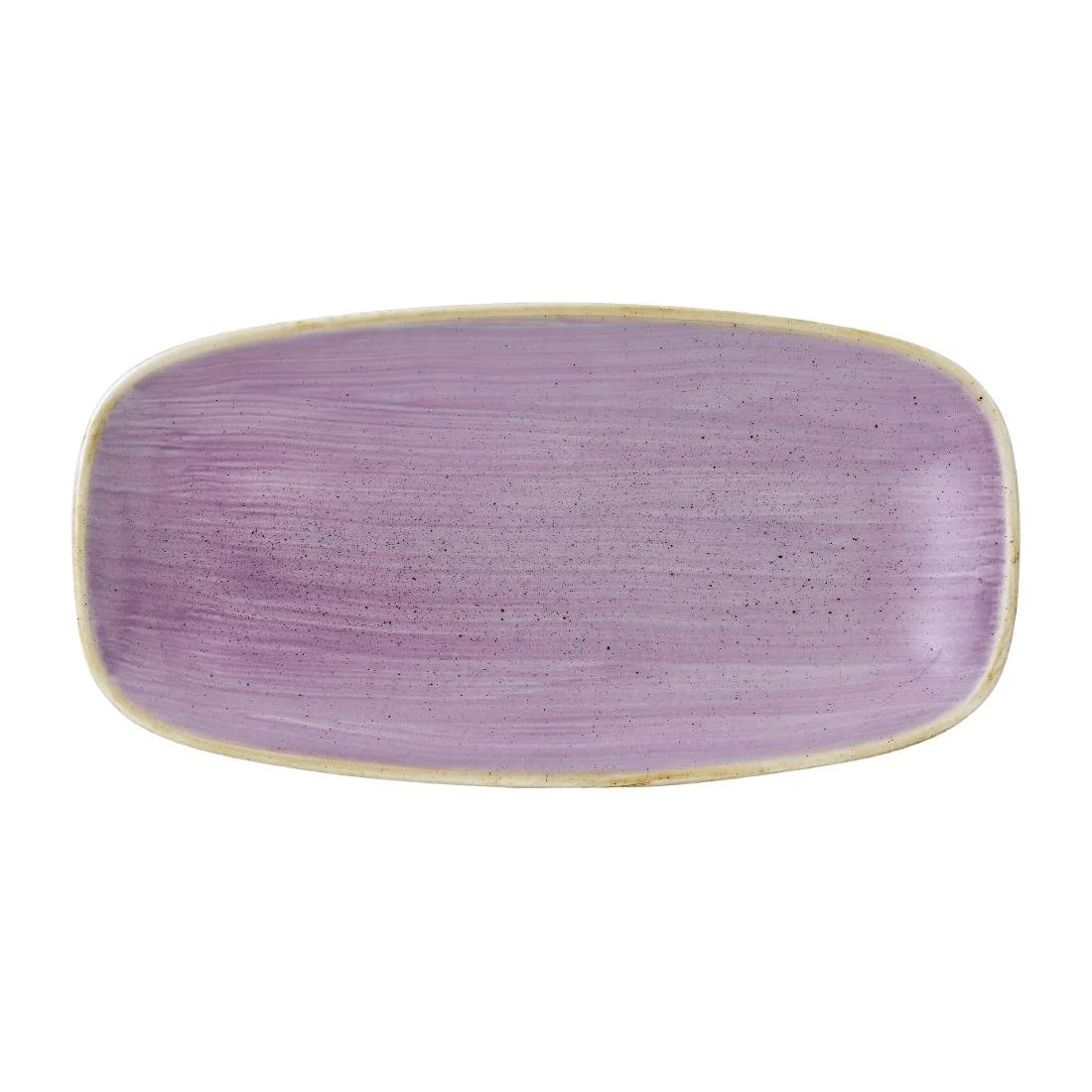 Churchill Stonecast Chefs Oblong Plates Lavender 298x153mm (12 Pack) - Image 1