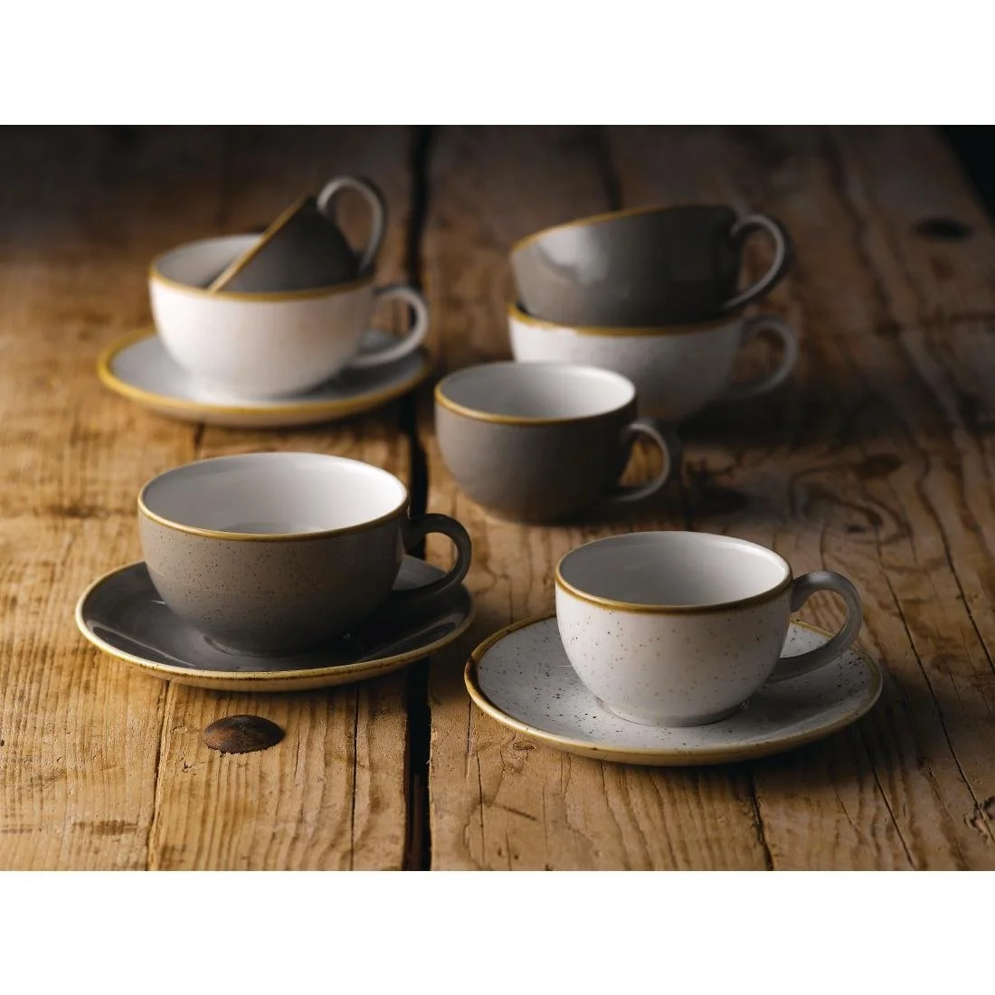 Churchill Stonecast Barley White Cappuccino Cups 170ml (12 Pack) - Image 4