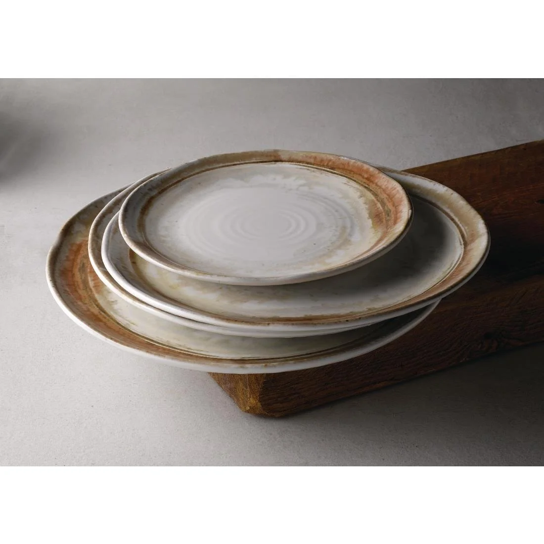Dudson Finca Sandstone Organic Coupe Plates 230mm (12 Pack) - Image 2