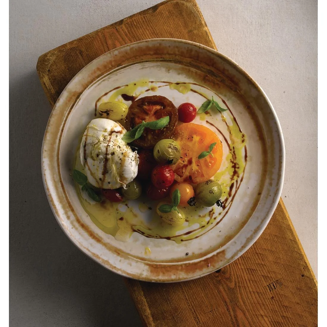 Dudson Finca Sandstone Organic Flat Plates 318mm (6 Pack) - Image 3