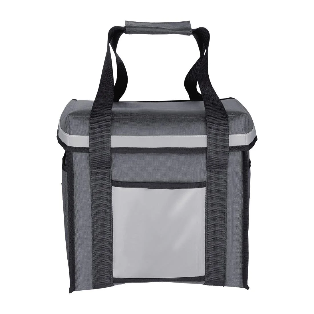 Vogue Insulated Top Loading Delivery Bag Grey 330x230x330mm - Image 2