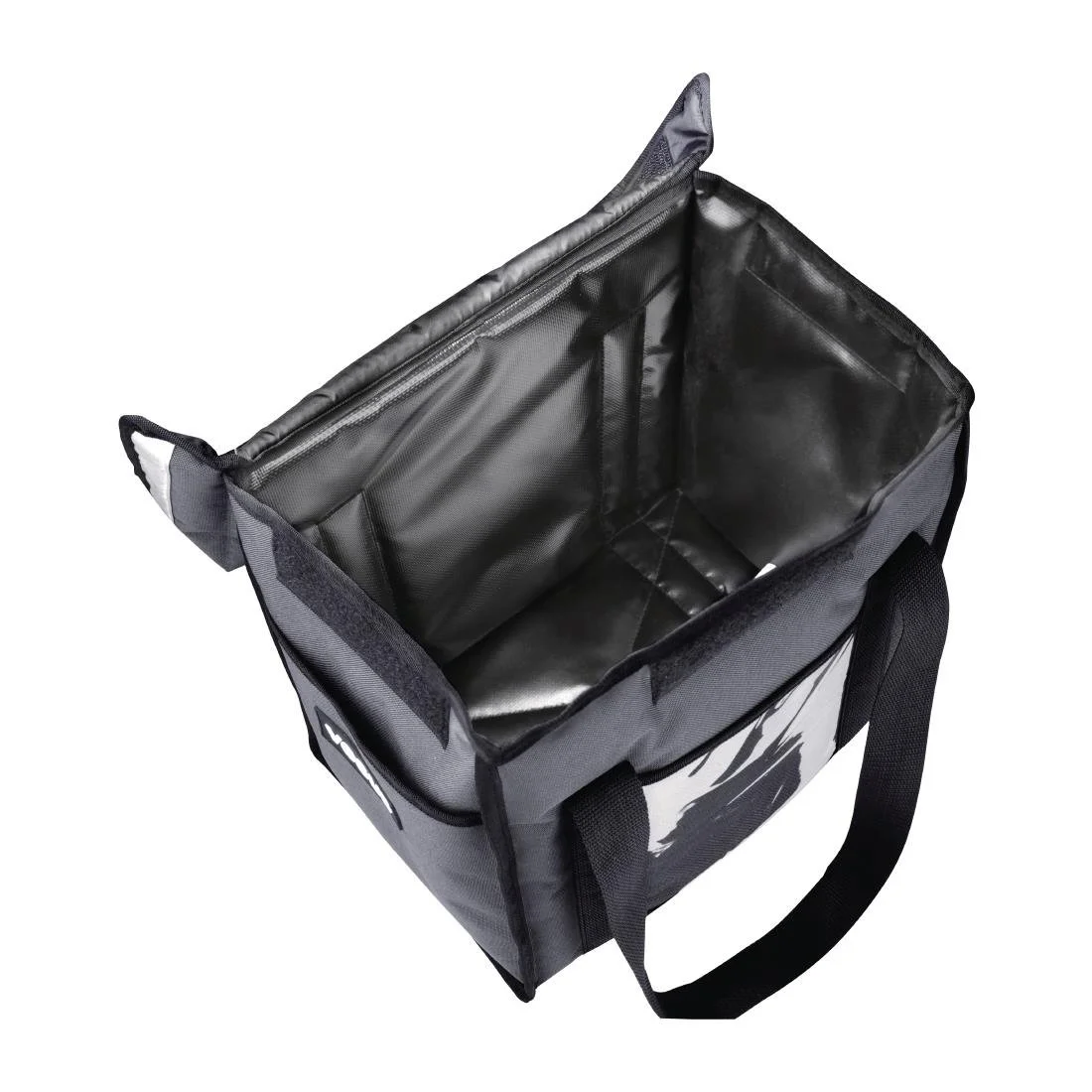 Vogue Insulated Top Loading Delivery Bag Grey 330x230x330mm - Image 4