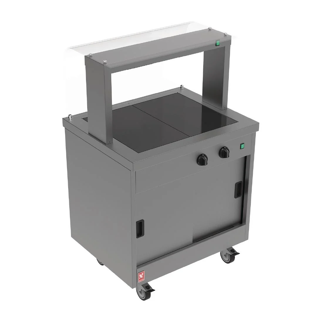Falcon Hot Cupboard Servery Counter with Gantry FC2