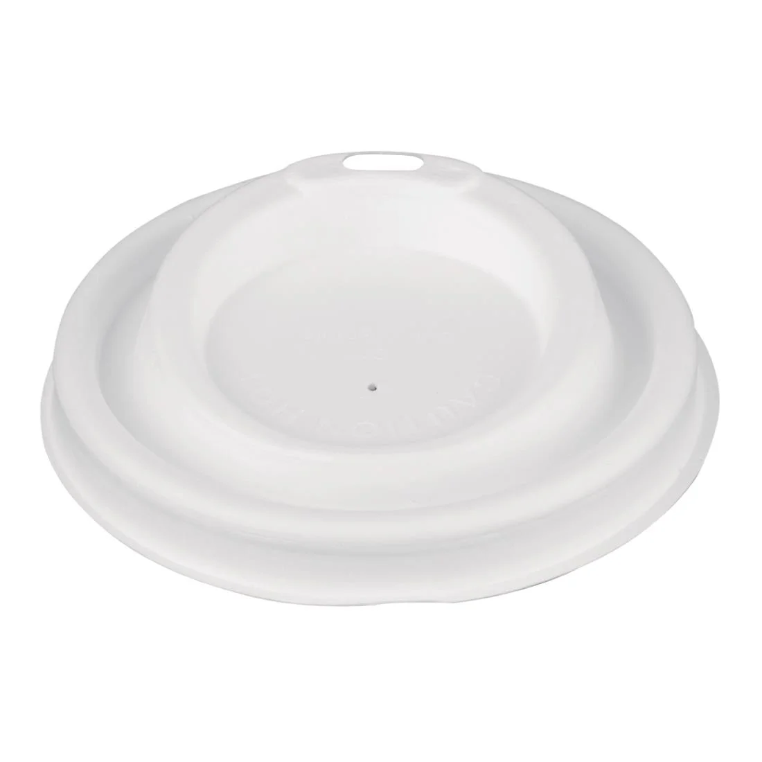 Fiesta Compostable Bagasse Coffee Cup Lids 340ml / 12oz (Pack of 1000) - Image 2
