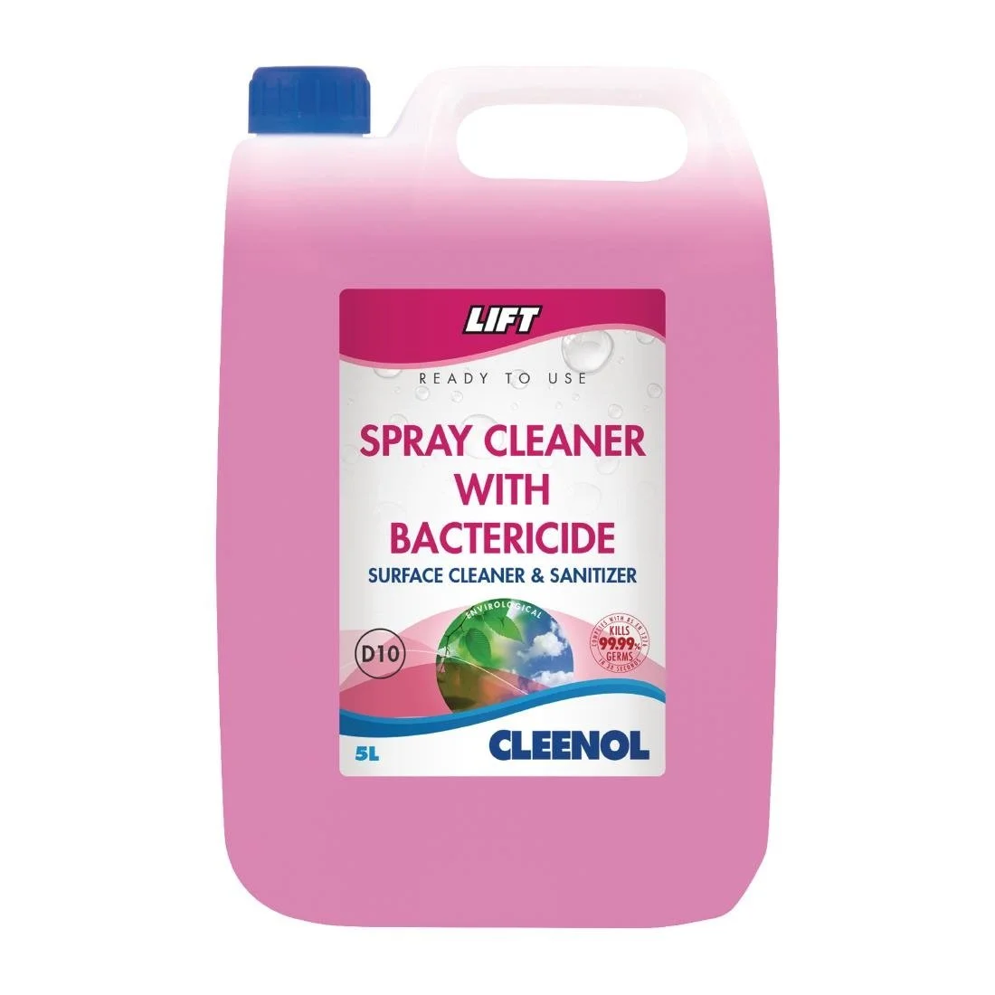 Cleenol Lift Antibacterial Spray Cleaner 5Ltr (2 Pack)