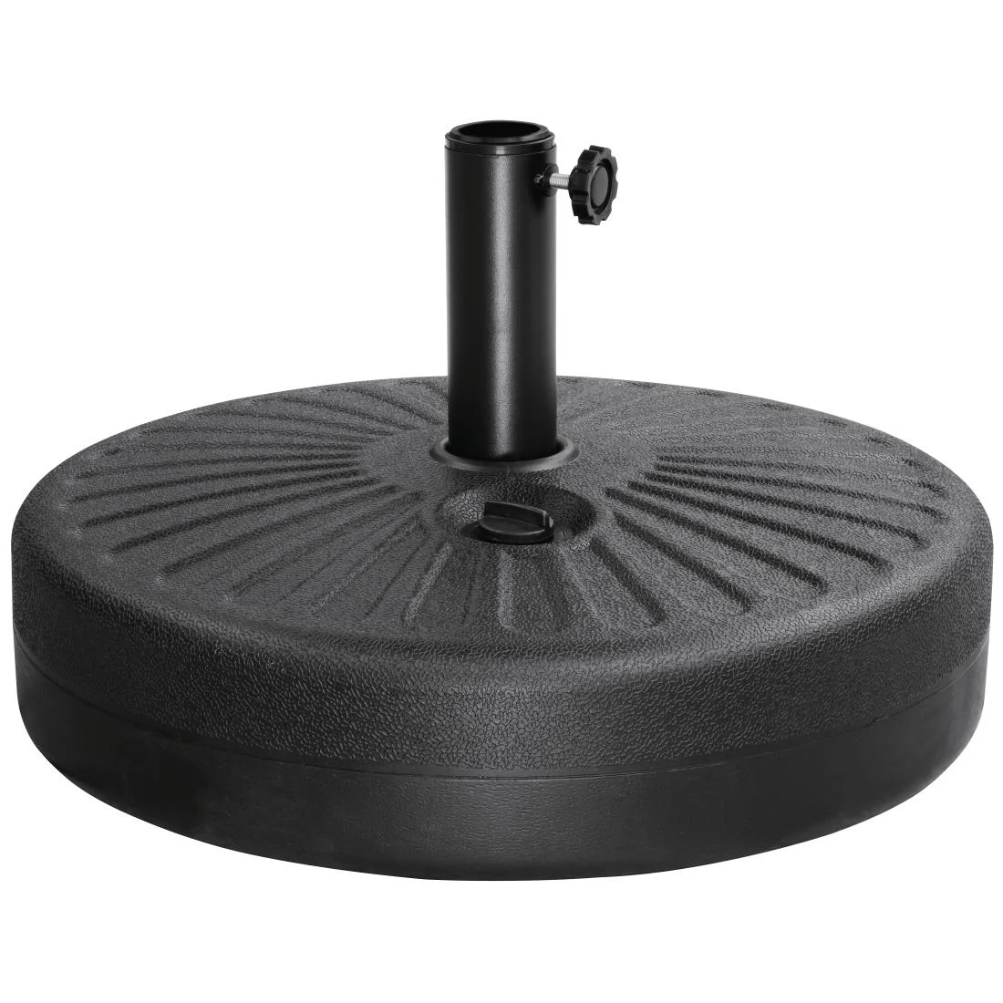 Bolero Parasol Base Black - 20Ltr