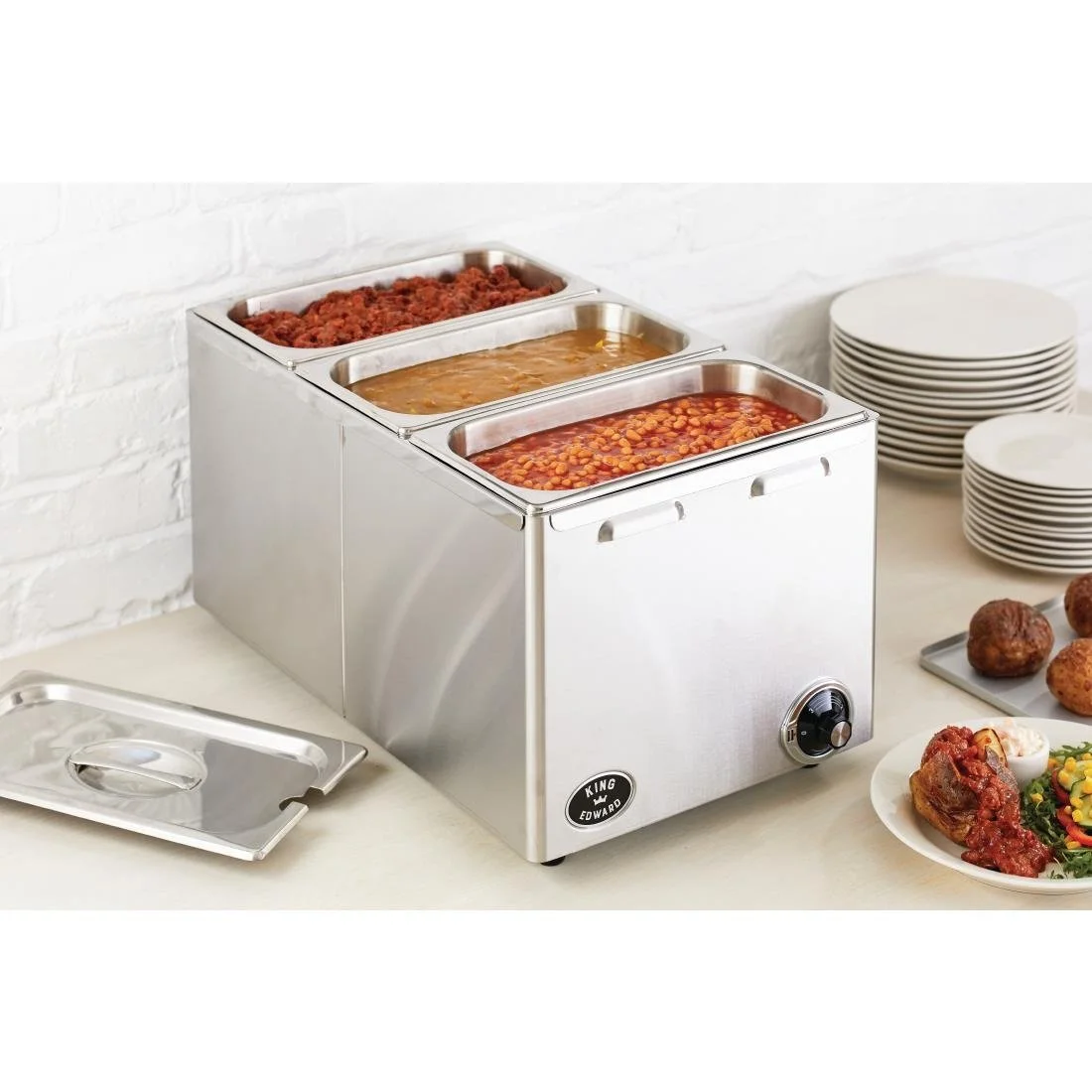 King Edward Wet and Dry Heat Bain Marie - Image 3