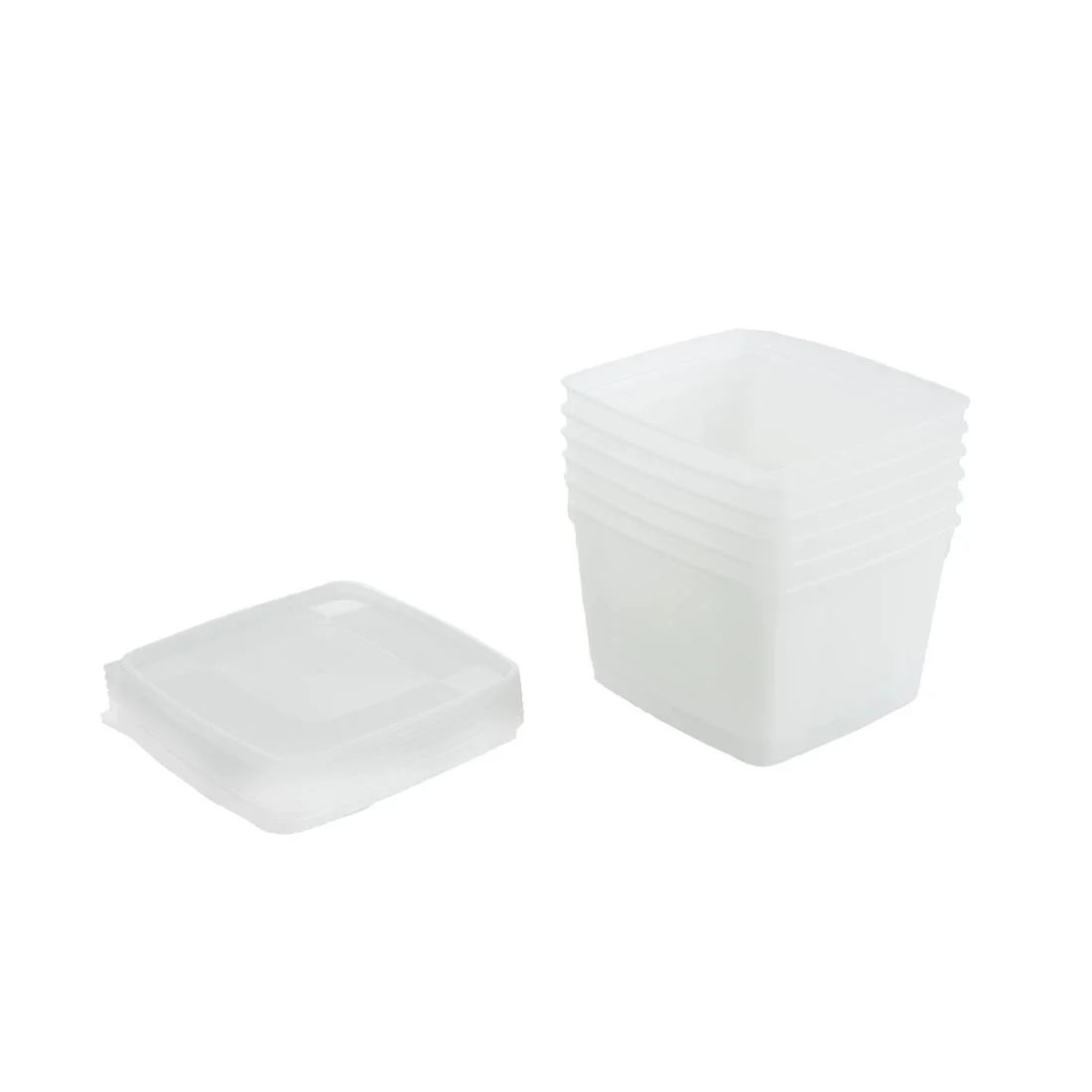Matfer Bourgeat Soft Modulus Flexible Food Storage Container Box 1.5Ltr (6 Pack)