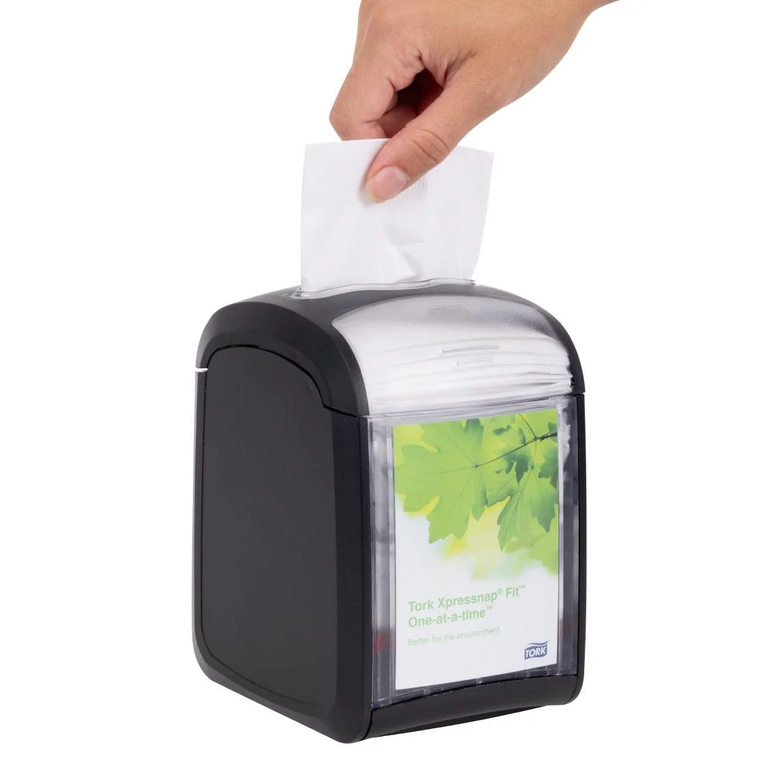 Tork Xpressnap Fit Tabletop Napkin Dispenser Black N14 - Image 4