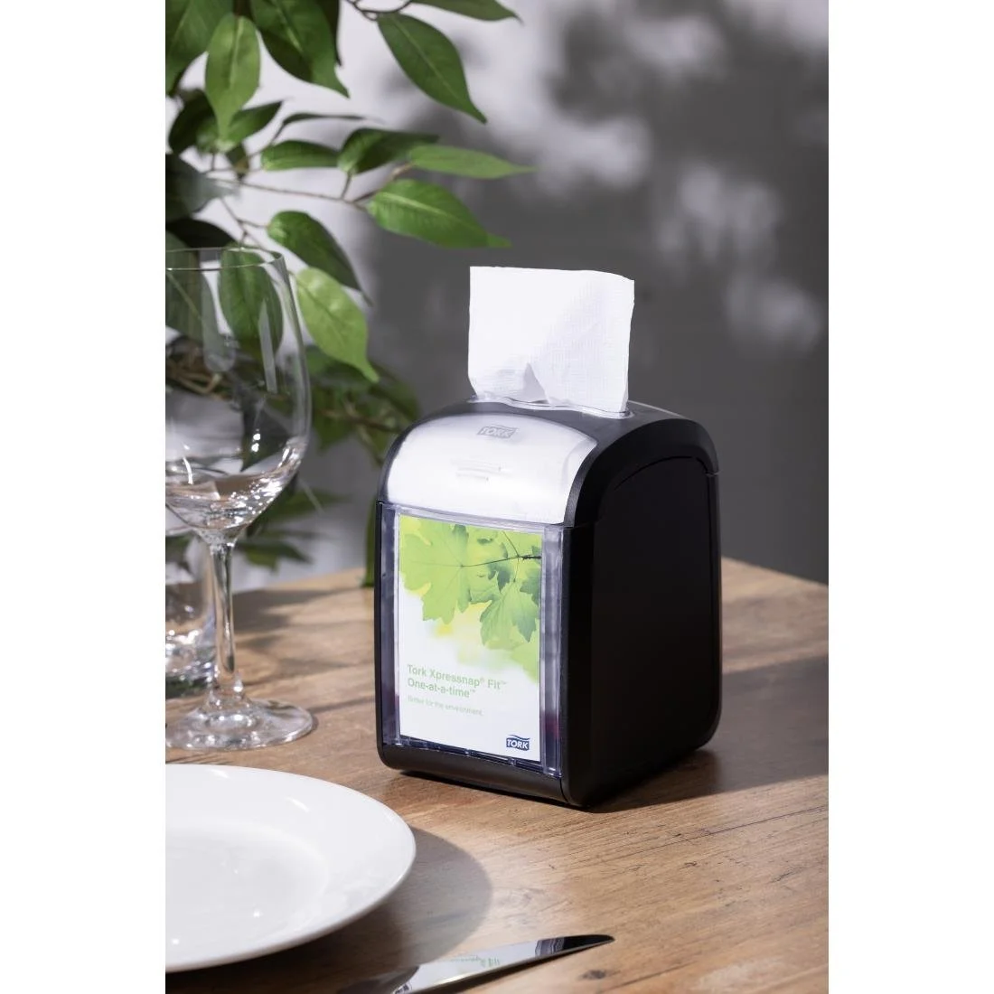 Tork Xpressnap Fit Tabletop Napkin Dispenser Black N14 - Image 8