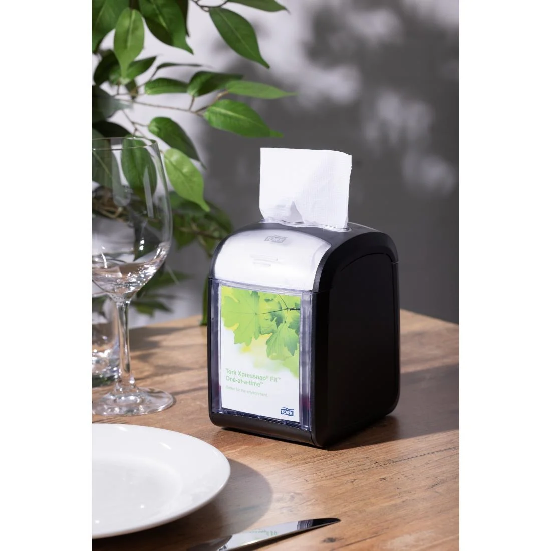 Tork Xpressnap Fit Tabletop Napkin Dispenser Black N14 - Image 7