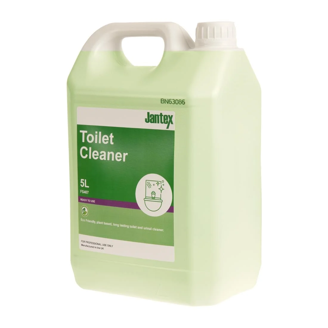 Jantex Green Toilet Cleaner Ready To Use 5Ltr - Image 2
