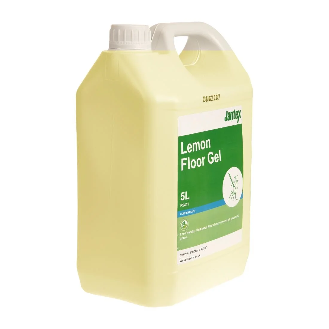 Jantex Green Lemon Floor Gel Cleaner Concentrate 5Ltr - Image 2