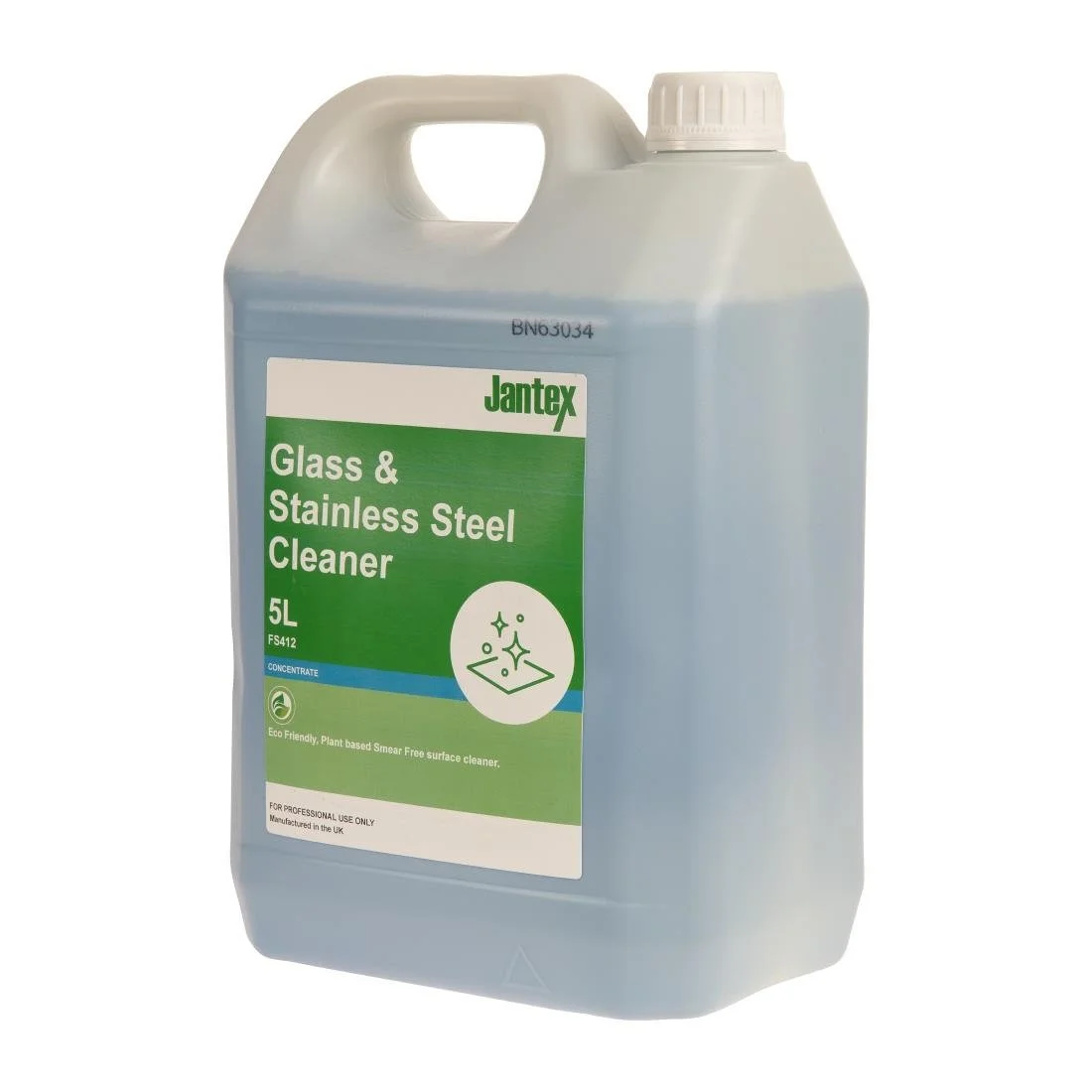 Jantex Green Glass and Stainless Steel Cleaner Concentrate 5Ltr - Image 2