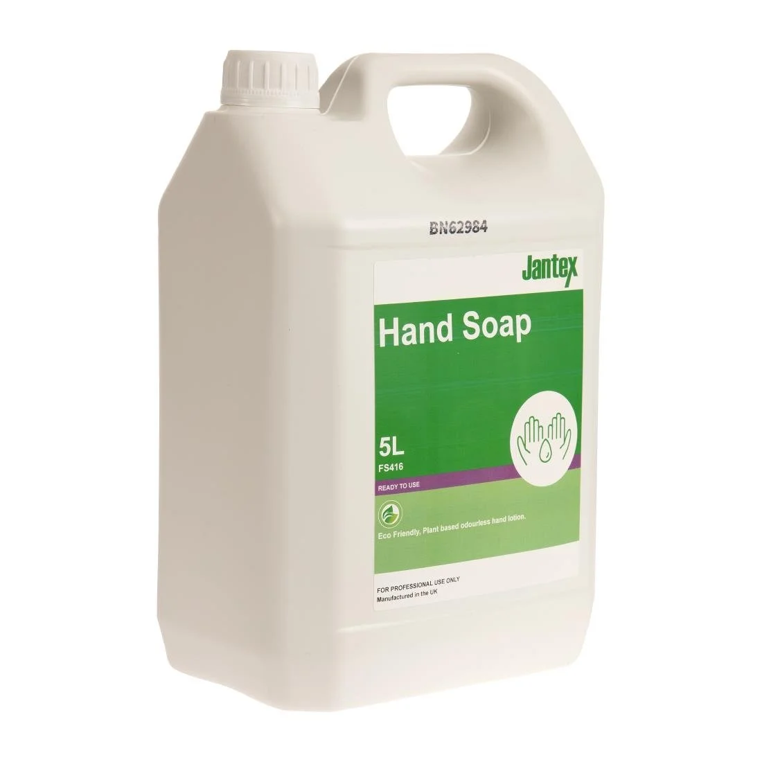 Jantex Green Hand Soap Lotion Ready To Use 5Ltr - Image 2