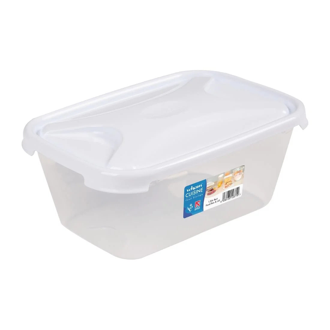 Wham Cuisine Polypropylene Food Storage Lunch Box Container 1.2ltr - Image 1