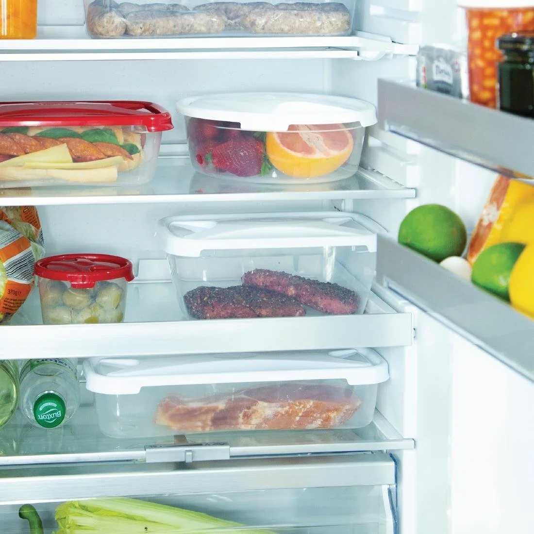 Wham Cuisine Polypropylene Square Food Storage Box Container 10ltr - Image 2