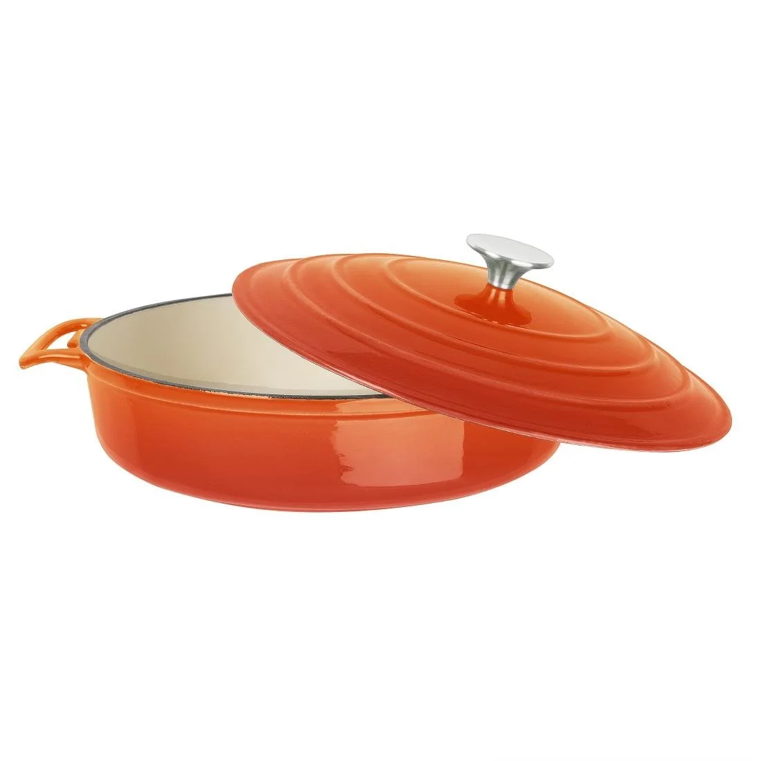 Vogue Round Sauté Pan Orange 28cm - Image 2