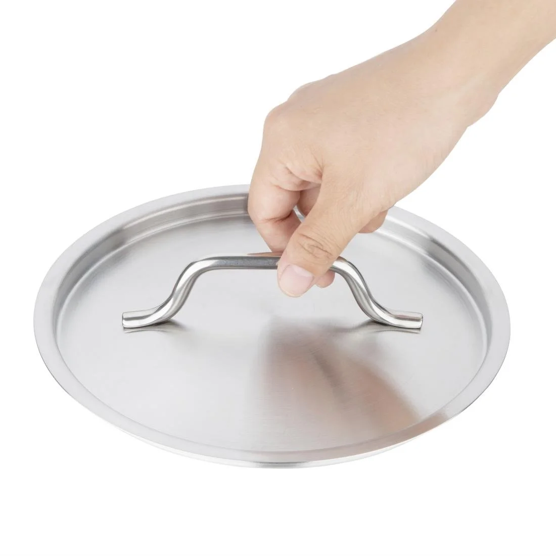 Vogue Stainless Steel Pan Lid 18cm - Image 3