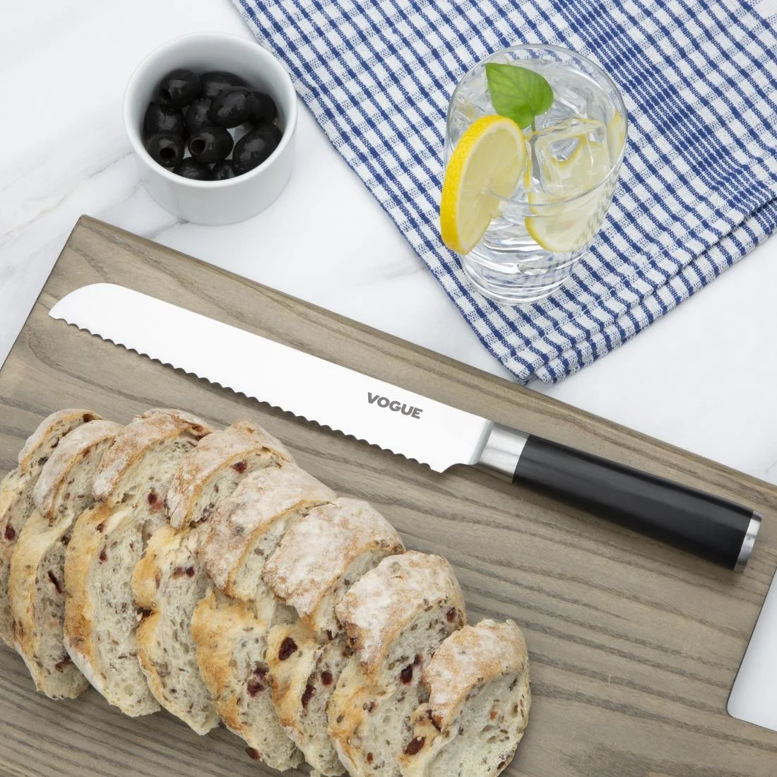 Vogue Bistro Bread Knife Black 20.5cm - Image 6