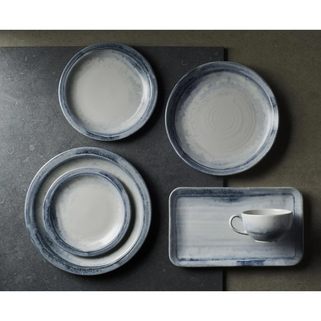 Dudson Makers Finca Nova Plates Limestone 229mm (12 Pack) - Image 4