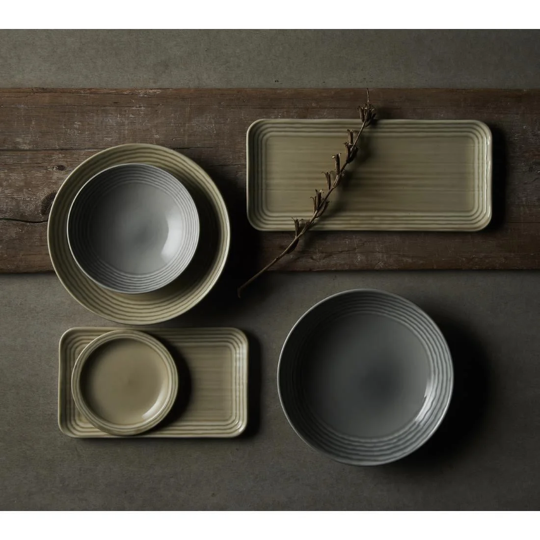 Dudson Harvest Norse Deep Coupe Plates Linen 281mm (12 Pack) - Image 2