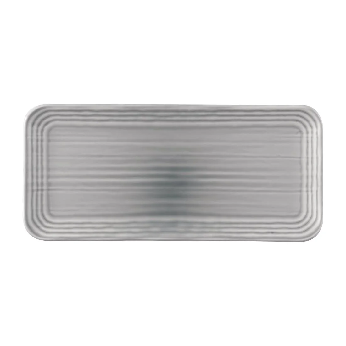 Dudson Harvest Norse Organic Coupe Rect Platter Grey 338x155mm (6 Pack)