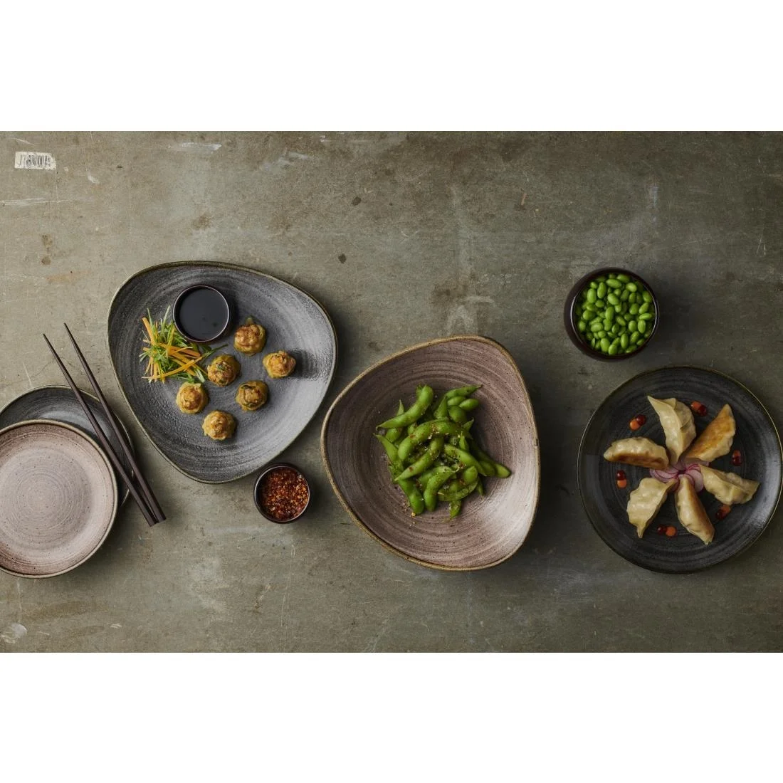Churchill Stonecast Raw Evolve Coupe Plates Black 260mm (12 Pack) - Image 4
