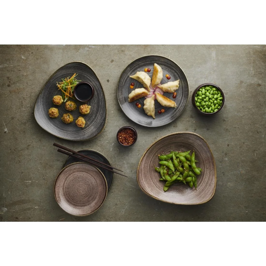 Churchill Stonecast Raw Evolve Coupe Plates Black 260mm (12 Pack) - Image 3