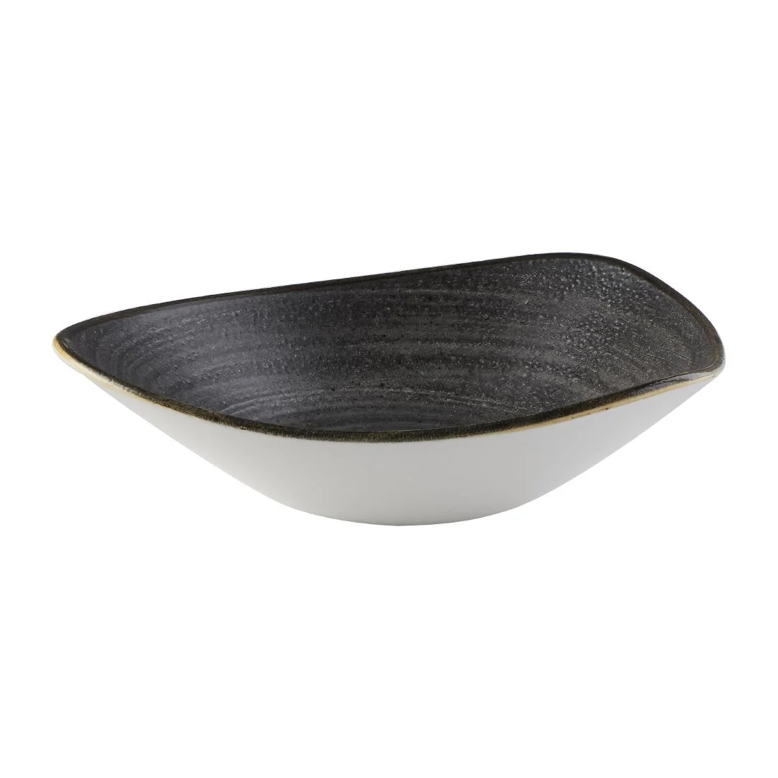 Churchill Stonecast Raw Lotus Bowls Black 229mm (12 Pack) - Image 2