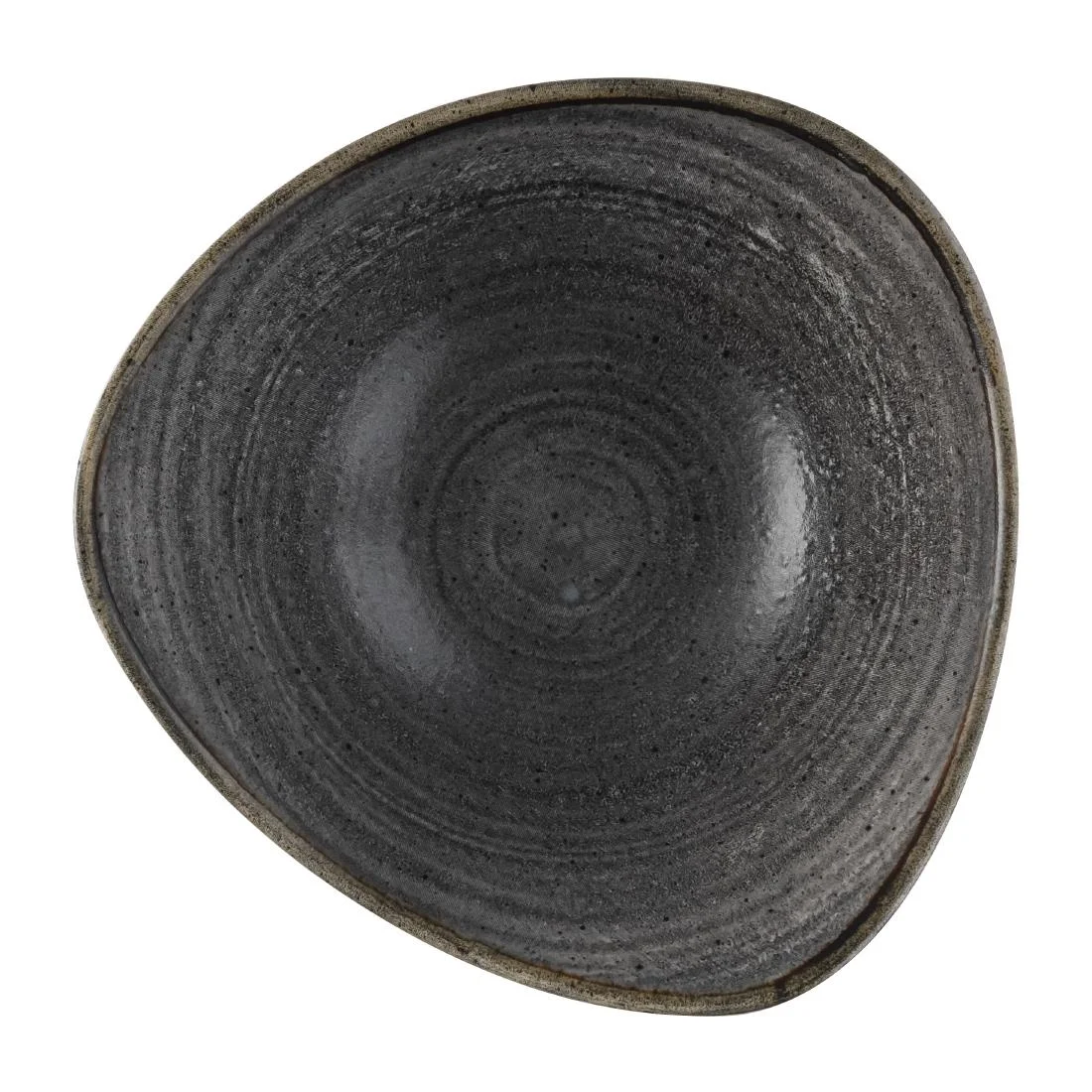 Churchill Stonecast Raw Lotus Bowls Black 178mm (12 Pack) - Image 3