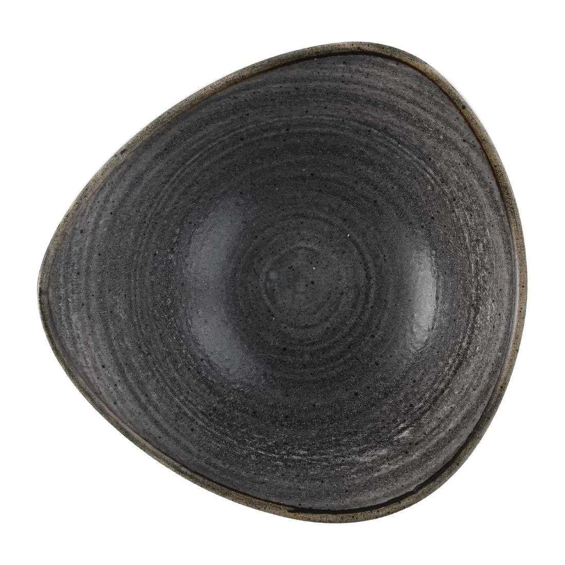 Churchill Stonecast Raw Lotus Bowls Black 178mm (12 Pack) - Image 2