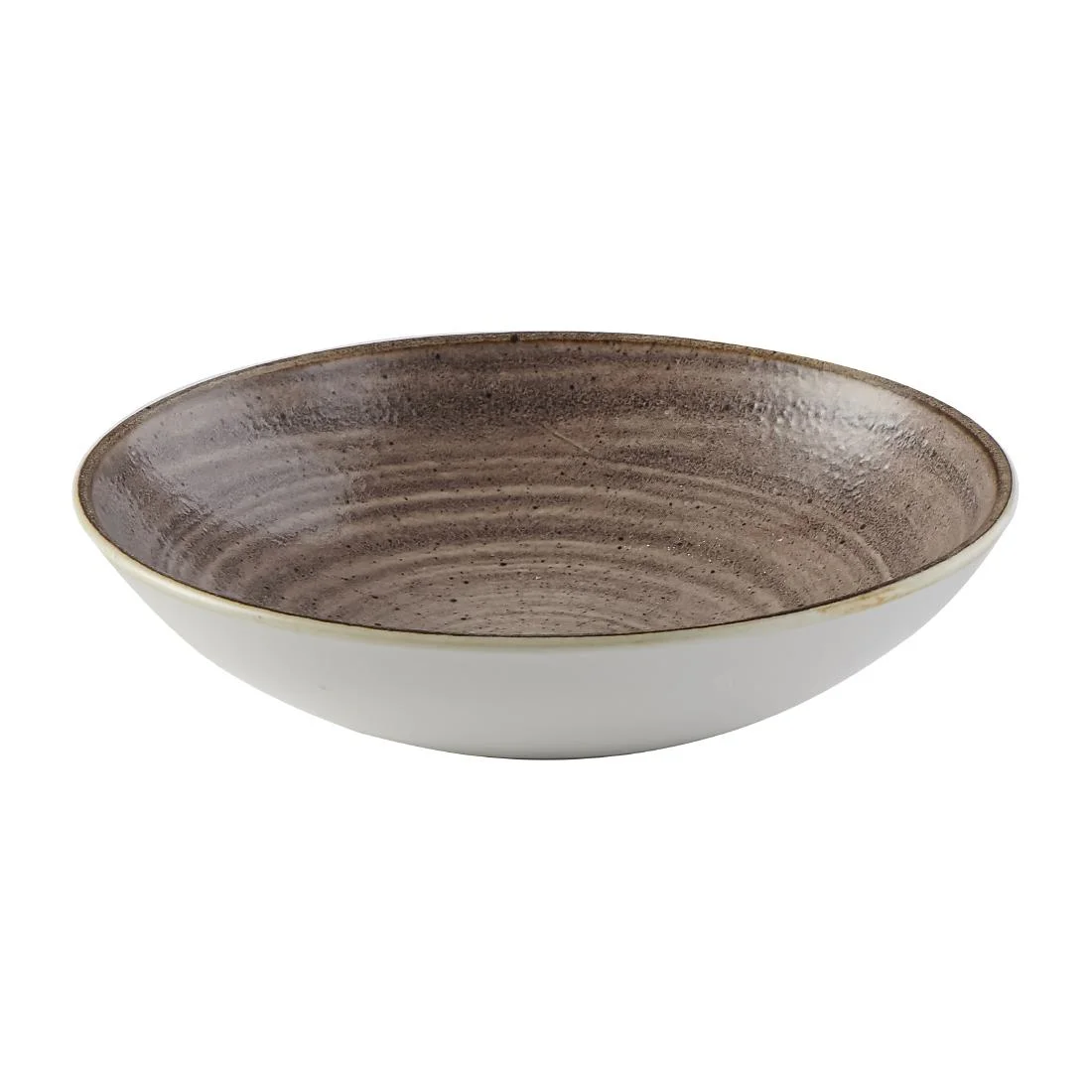 Churchill Stonecast Raw Evolve Coupe Bowls Brown 248mm (12 Pack) - Image 2