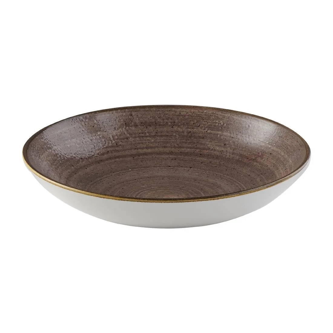 Churchill Stonecast Raw Coupe Bowls Brown 184mm (12 Pack) - Image 3