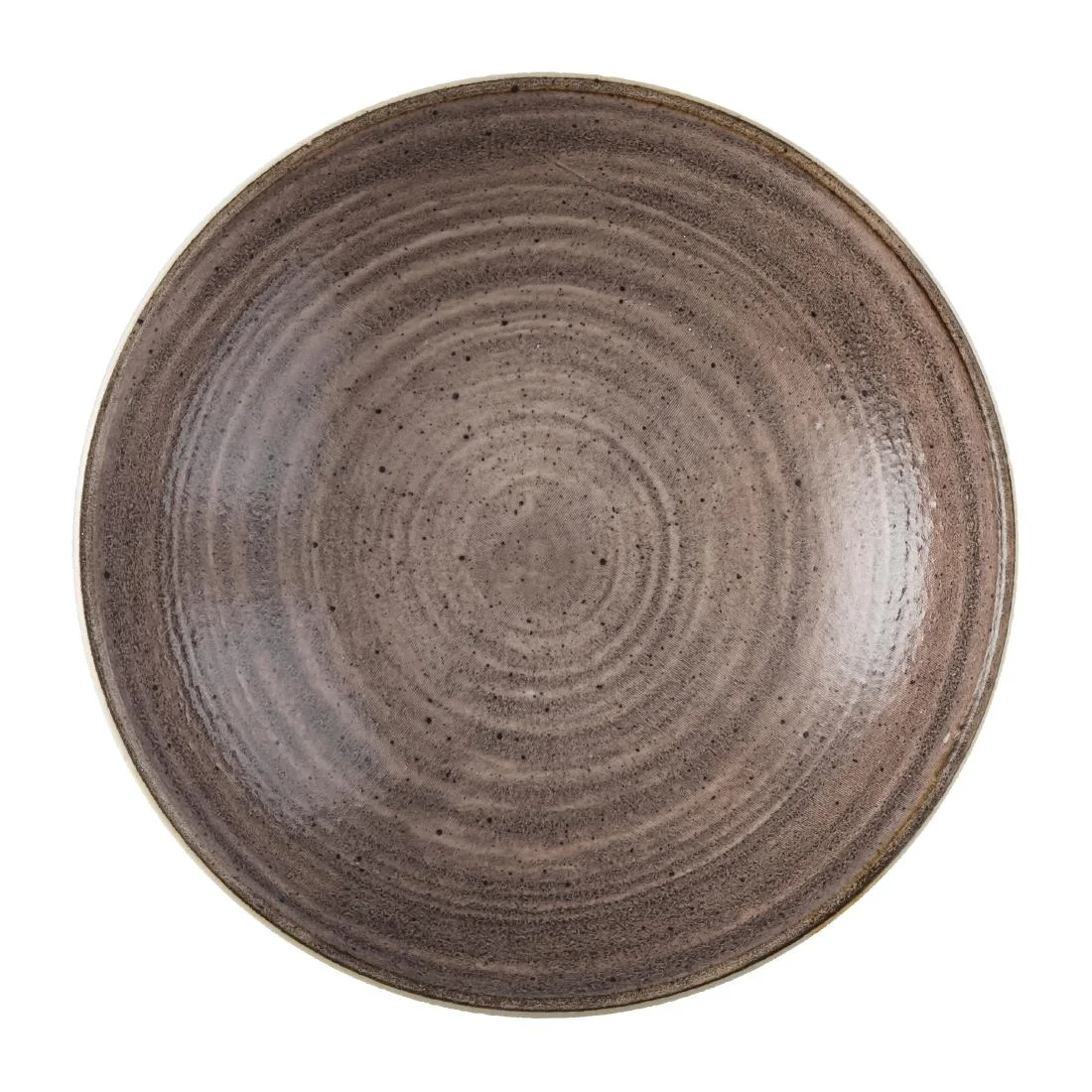 Churchill Stonecast Raw Coupe Bowls Brown 184mm (12 Pack)
