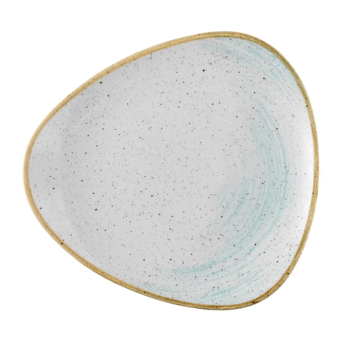 Churchill Stonecast Accents Lotus Plate Duck egg 254mm (12 Pack)