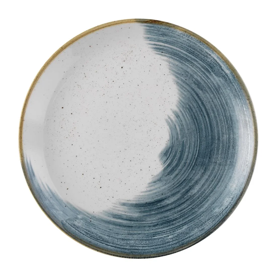 Churchill Stonecast Accents Evolve Coupe Plates Blueberry 286mm (12 Pack)