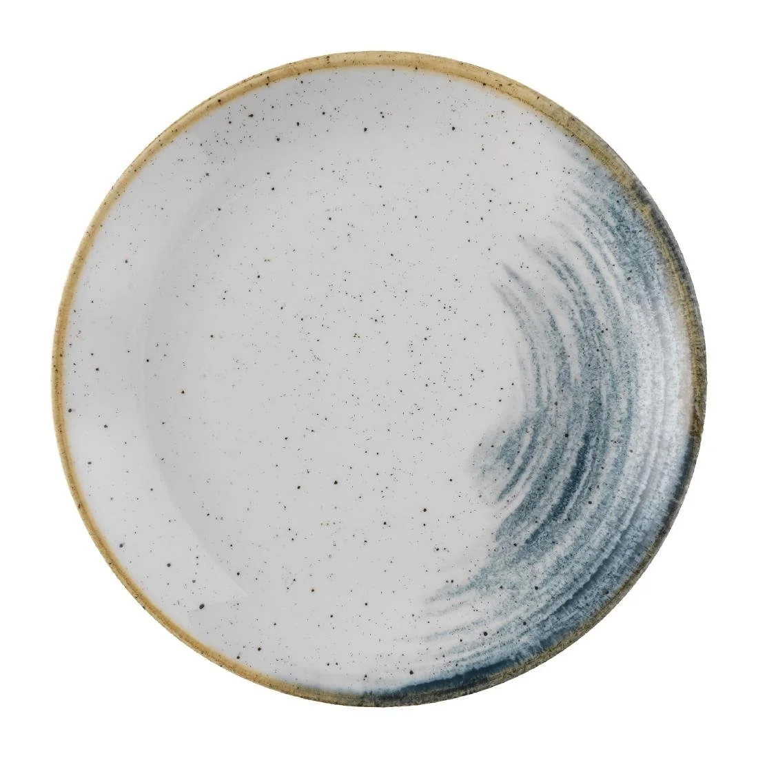 Churchill Stonecast Accents Evolve Coupe Plates Blueberry 165mm (12 Pack) - Image 1