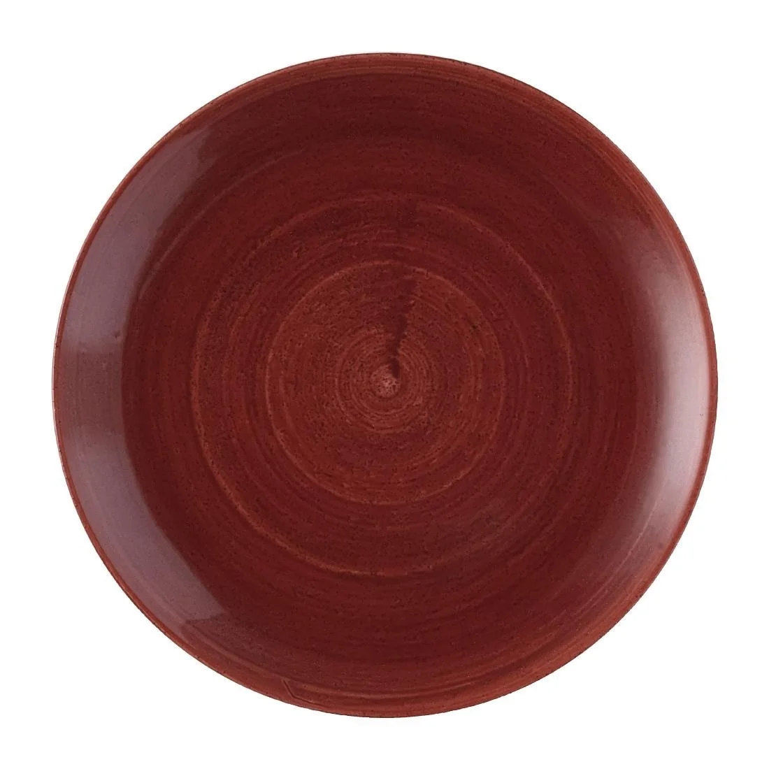 Churchill Stonecast Patina Red Rust Evolve Coupe Plates 286mm (12 Pack) - Image 1