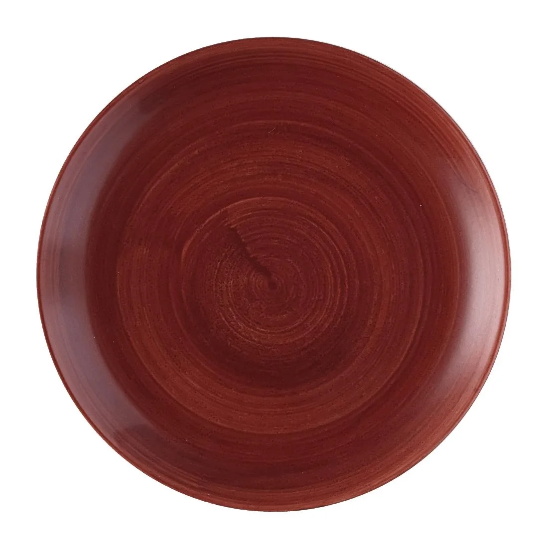 Churchill Stonecast Patina Red Rust Evolve Coupe Plates 260mm (12 Pack)