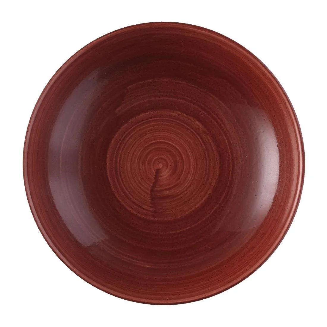 Churchill Stonecast Patina Red Rust Evolve Coupe Bowls 248mm (12 Pack) - Image 1