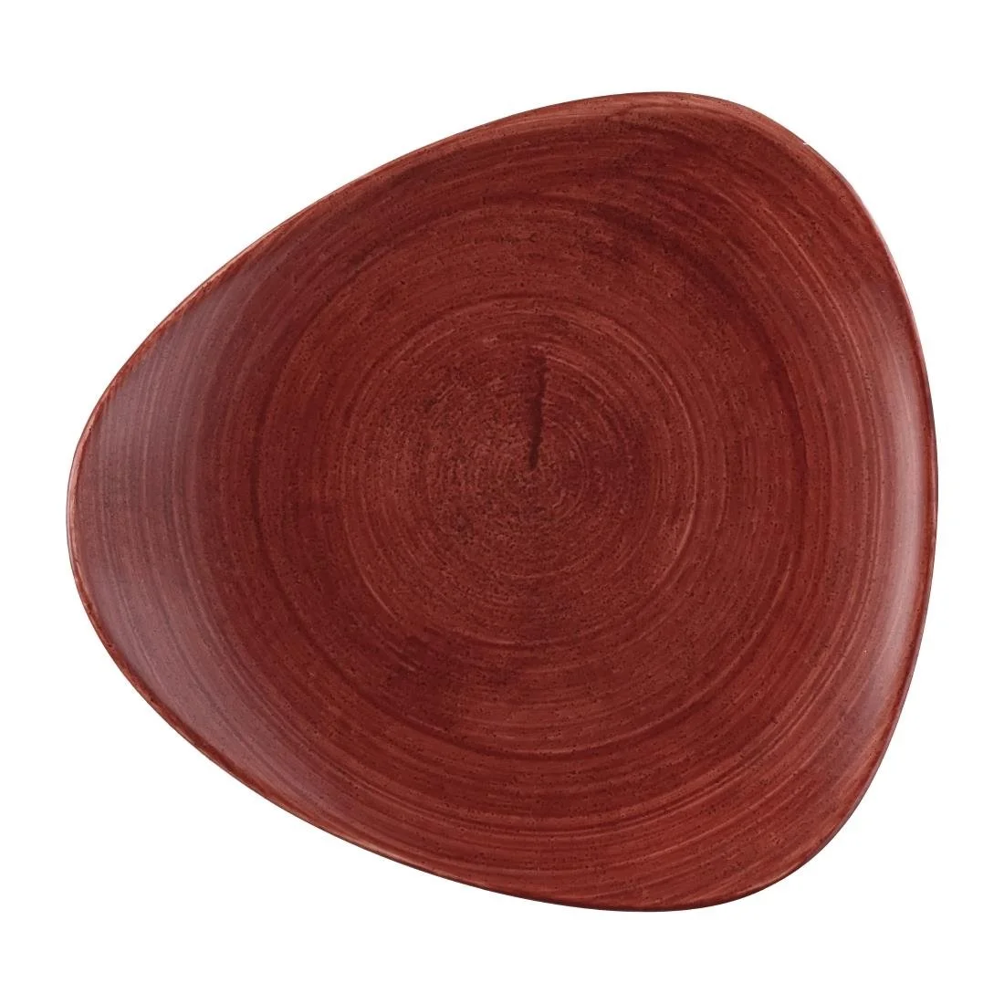 Churchill Stonecast Patina Lotus Plate Red Rust 229mm (12 Pack)
