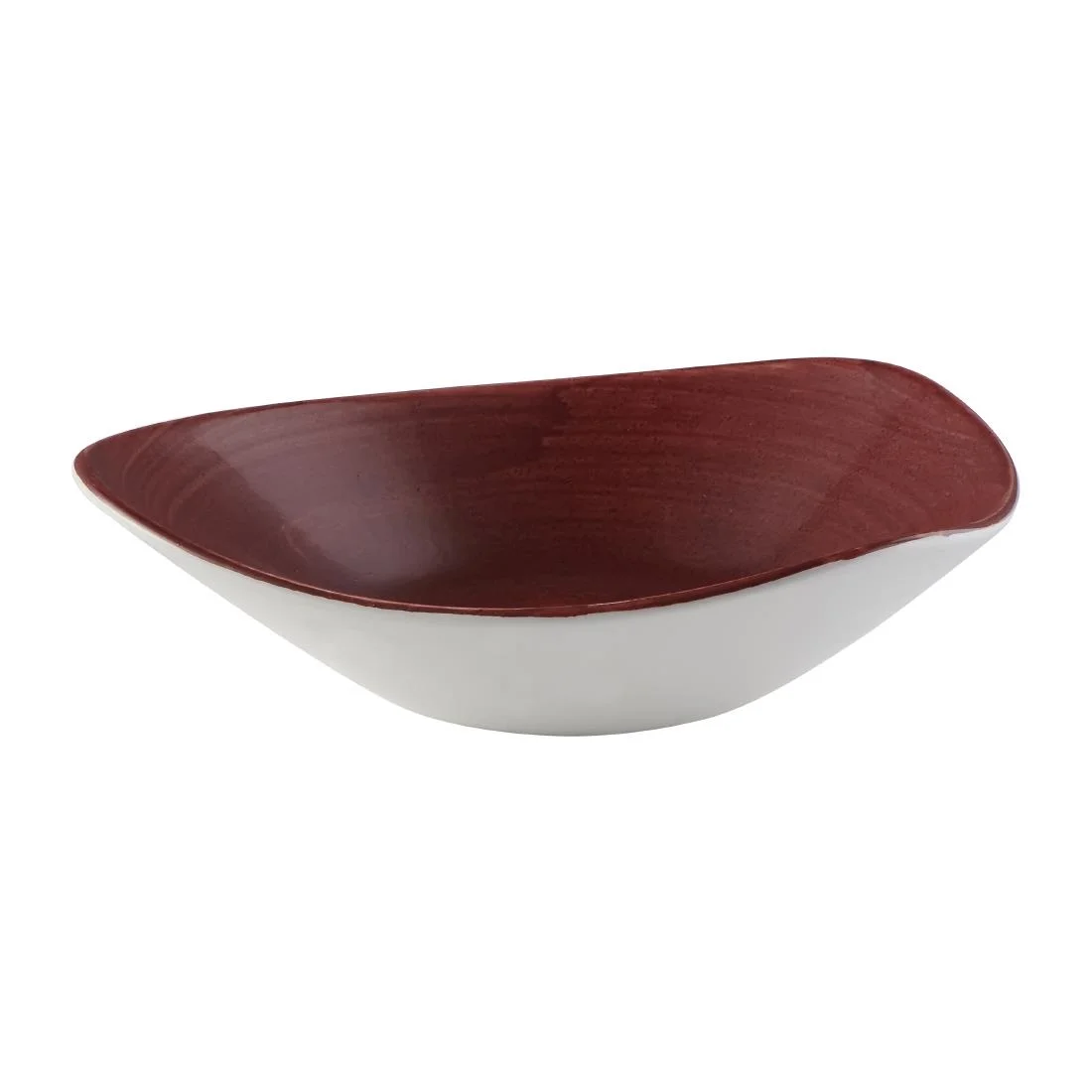 Churchill Stonecast Patina Lotus Bowl Red Rust 235mm (12 Pack) - Image 3